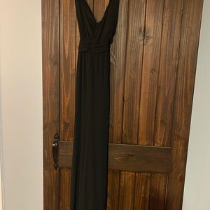 White  Black House Market  Size 10 Long Blackdress